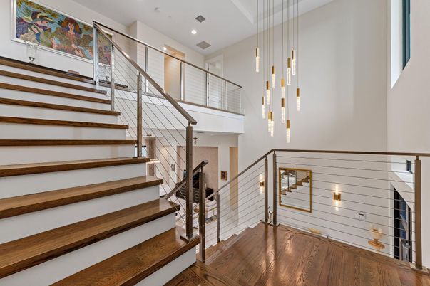 Interior, Pendant Lights, Recessed Lighting, Wood Texture Flooring