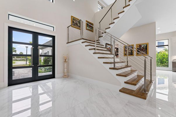 Interior, Marble, Recessed Lighting