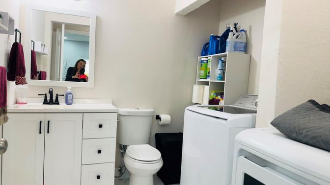 Bathroom, Interior, Washer
