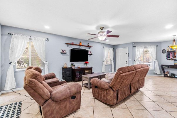 Interior, Living room, Recessed Lighting