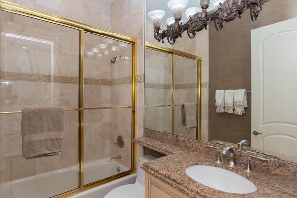 Bathroom, Glass Shower, Interior