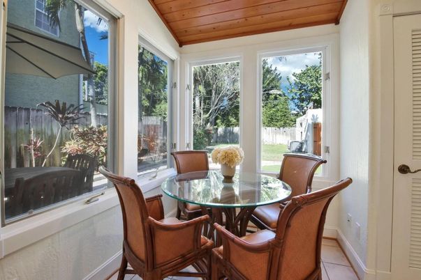 Dining room, Interior, Sun Room, Wooden Ceilings