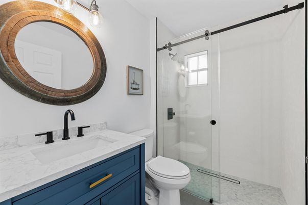 Bathroom, Glass Shower, Interior