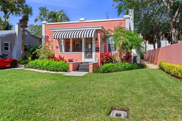 Backyard, Exterior, Facade, Spanish Mediterranean