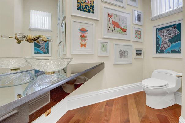 Bathroom, Interior, Wood Texture Flooring