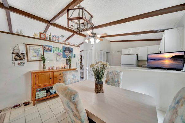Dining room, Interior, Kitchen, Wooden Beams