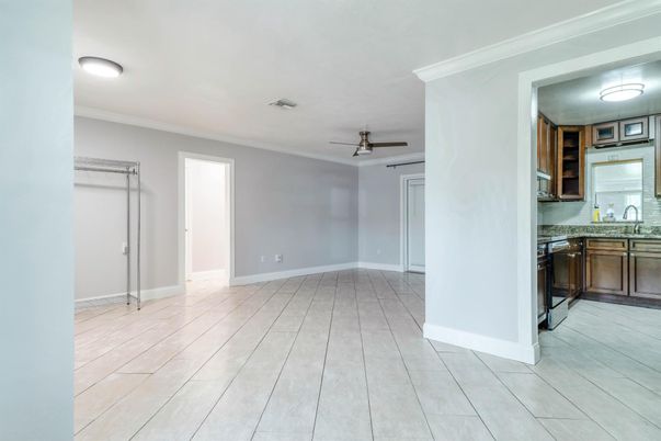 Empty room, Interior, Kitchen, Wood Texture Flooring