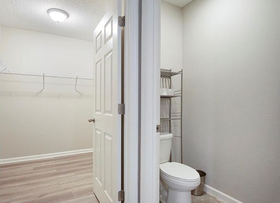 Bathroom, Interior, Walk-in Closets, Wood Texture Flooring