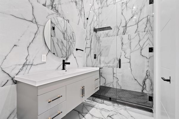 Bathroom, Interior, Marble, Marble Walls