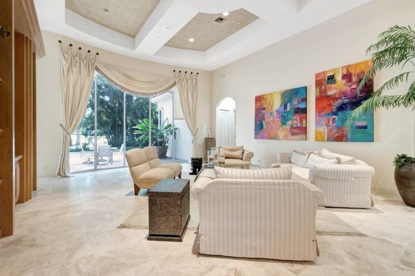Interior, Living room, Recessed Lighting