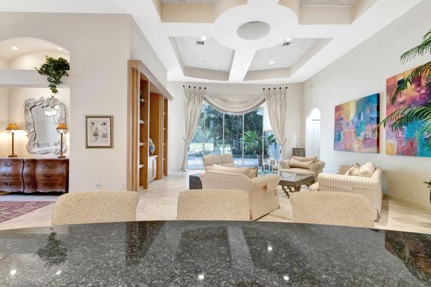 Interior, Living room, Recessed Lighting