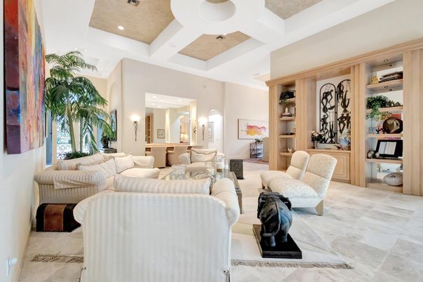 Interior, Living room, Recessed Lighting