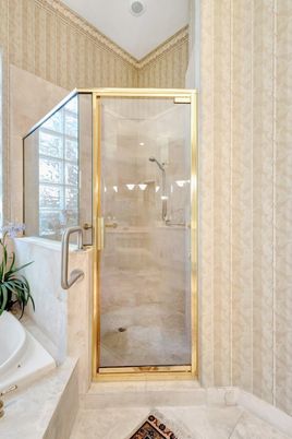 Bathroom, Glass Shower, Interior