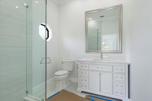 Bathroom, Glass Shower, Interior