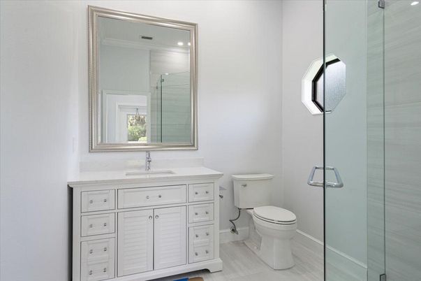 Bathroom, Glass Shower, Interior