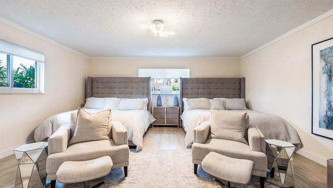 Bedroom, Interior, Wood Texture Flooring