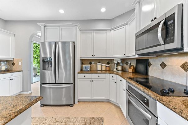 Interior, Kitchen, Recessed Lighting, Stainless Steel Appliances