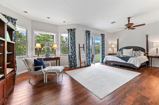 Bedroom, Interior, Wood Texture Flooring