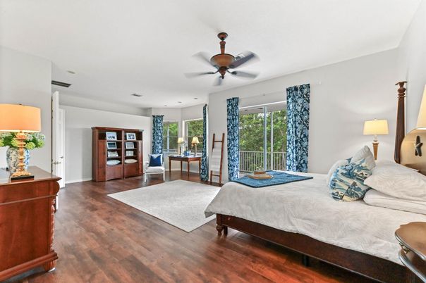 Bedroom, Interior, Wood Texture Flooring