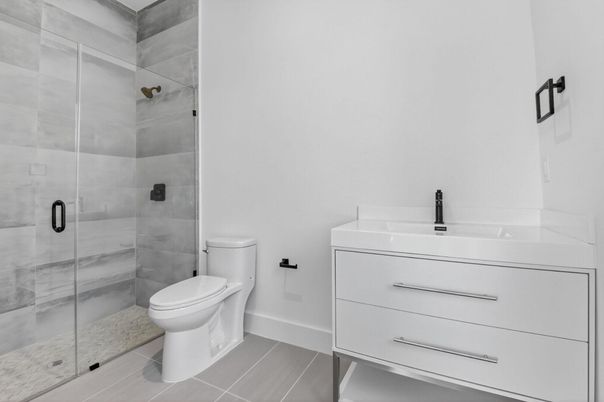 Bathroom, Glass Shower, Interior