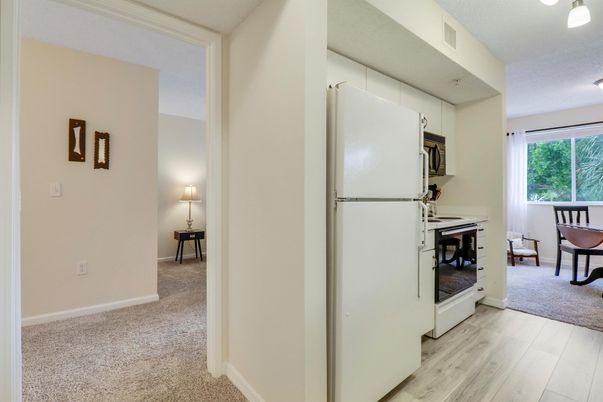 Interior, Kitchen, Wood Texture Flooring