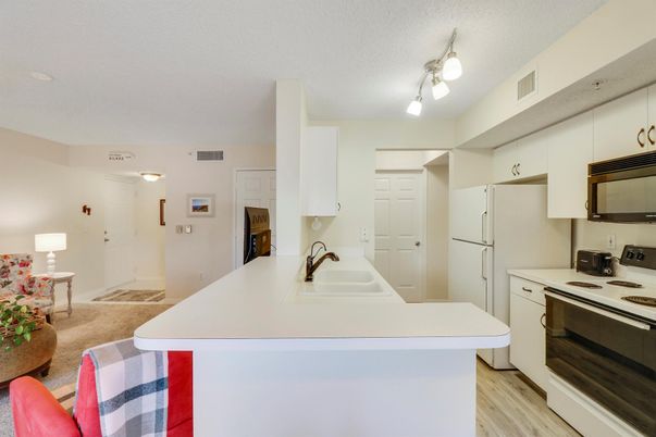 Interior, Kitchen, Wood Texture Flooring