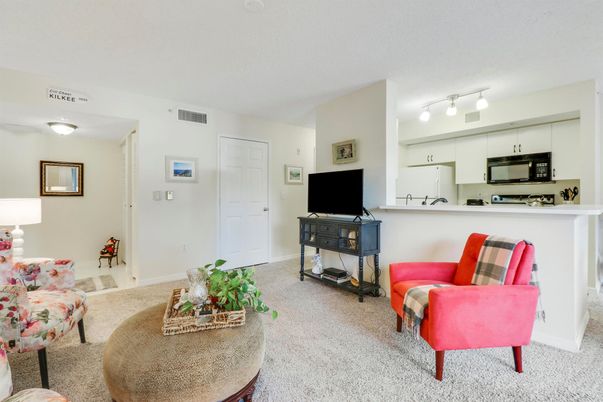 Interior, Kitchen, Living room, Stainless Steel Appliances