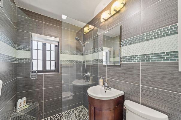Bathroom, Glass Shower, Interior