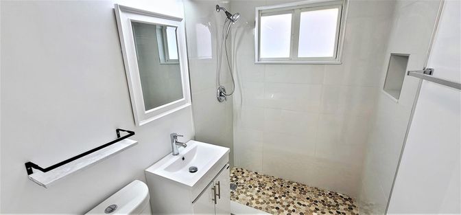 Bathroom, Glass Shower, Interior