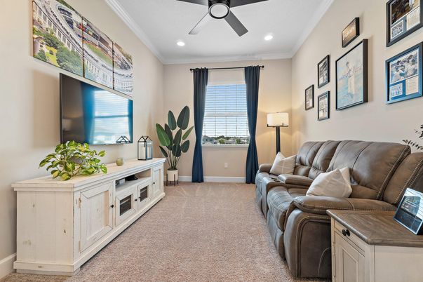 Interior, Living room, Recessed Lighting