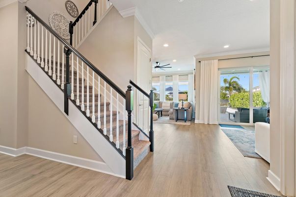 Interior, Recessed Lighting, Wood Texture Flooring