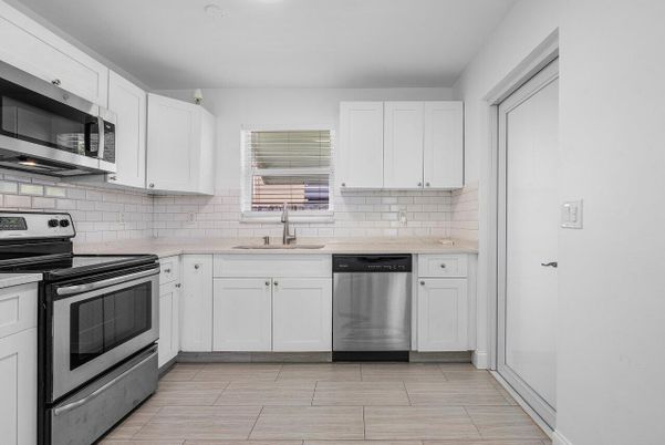 Interior, Kitchen, Recessed Lighting, Stainless Steel Appliances