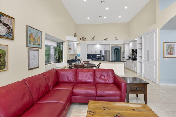 Dining room, Interior, Kitchen, Living room, Recessed Lighting, Stainless Steel Appliances
