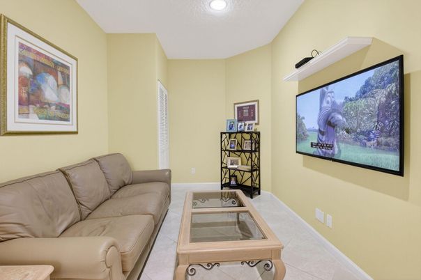 Interior, Living room, Recessed Lighting