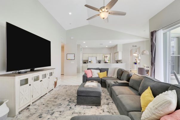 Interior, Kitchen, Living room, Pendant Lights, Recessed Lighting