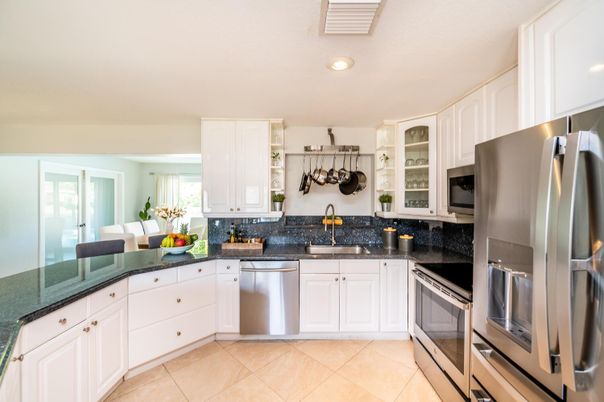 Interior, Kitchen, Recessed Lighting, Stainless Steel Appliances
