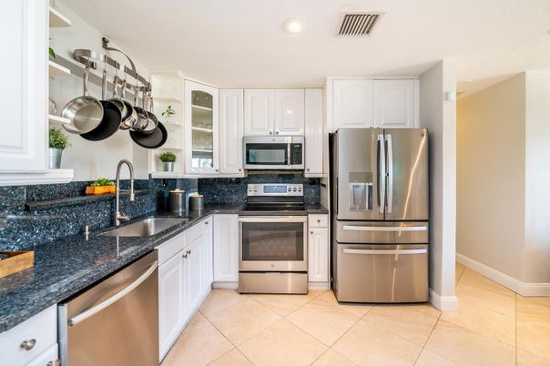 Interior, Kitchen, Recessed Lighting, Stainless Steel Appliances