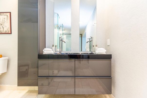 Bathroom, Glass Shower, Interior