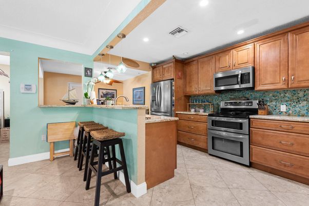 Interior, Kitchen, Recessed Lighting, Stainless Steel Appliances