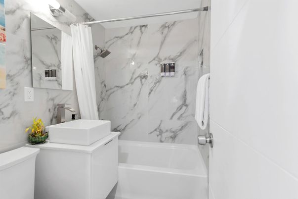 Bathroom, Interior, Marble Walls