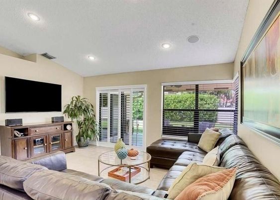 Interior, Living room, Recessed Lighting
