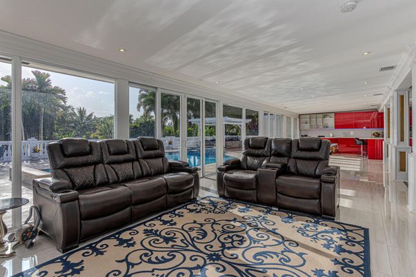 Interior, Living room, Recessed Lighting
