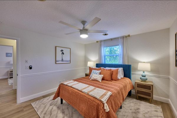 Bedroom, Interior, Wood Texture Flooring