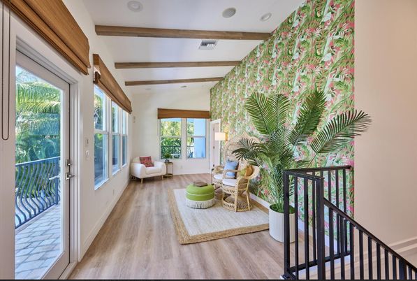 Interior, Recessed Lighting, Wooden Beams, Wood Texture Flooring