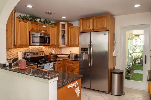 Interior, Kitchen, Recessed Lighting, Stainless Steel Appliances