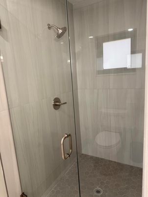 Bathroom, Glass Shower, Interior