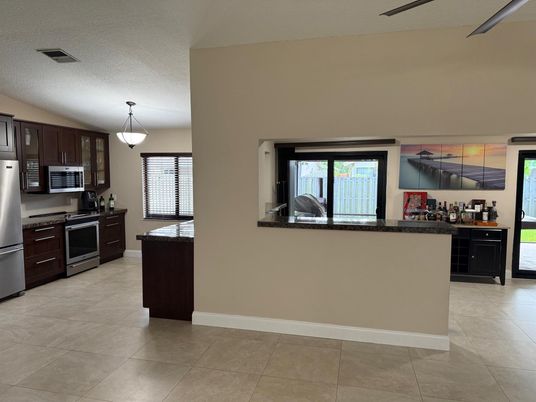 Interior, Kitchen, Pendant Lights, Stainless Steel Appliances