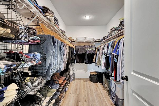 Interior, Recessed Lighting, Walk-in Closets, Wood Texture Flooring