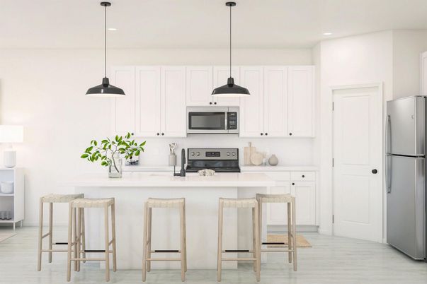 Interior, Kitchen, Pendant Lights, Recessed Lighting