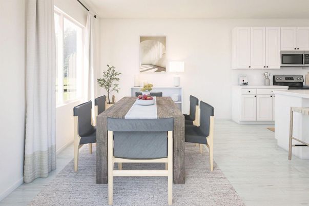 Dining room, Interior, Kitchen